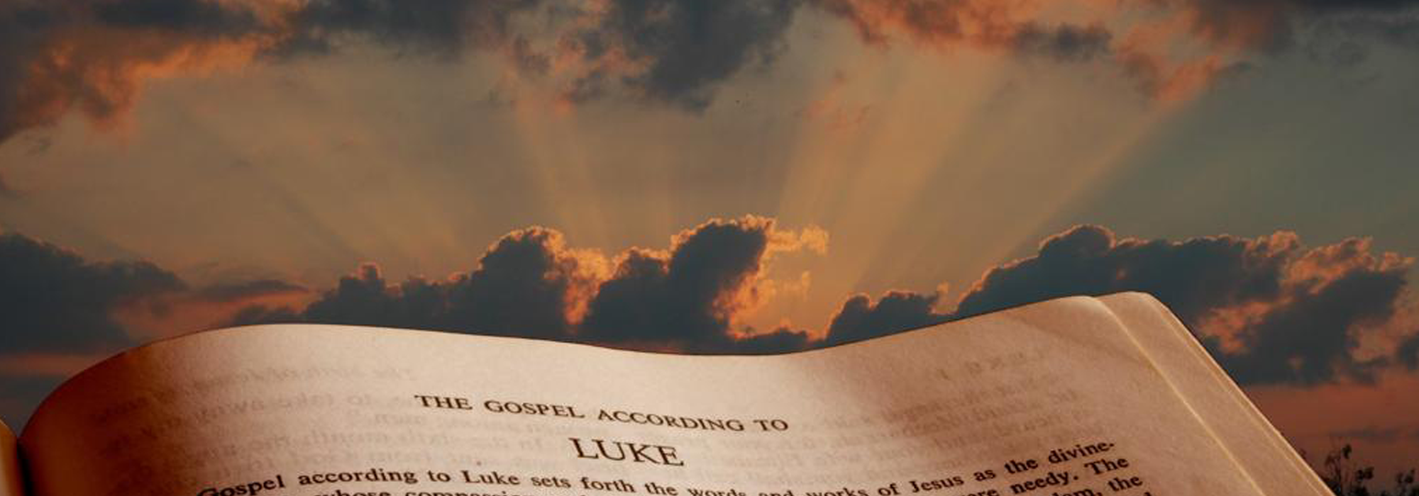 Bible, Sunset and Sky